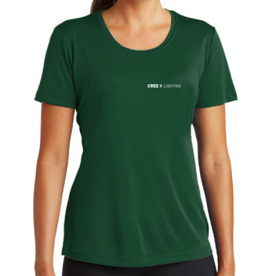 Cree Green Team - Ladies PosiCharge ® Competitor Tee Thumbnail