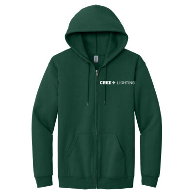 Cree Green Team - Heavy Blend Full Zip Hooded Sweatshirt Thumbnail