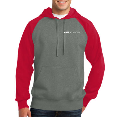 Cree ERT - Raglan Colorblock Pullover Hooded Sweatshirt Thumbnail